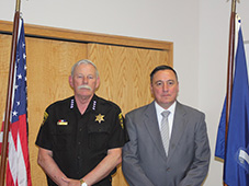 Sheriff Howard and Sr. Investigator Moulton, soon-to be Undersheriff