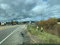 10/27/19: ATI crew picking up trash from the McDonaldâ€™s area on 17c to the Village of Owego.